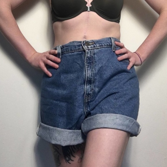 Vintage Levi's High Waist Shorts Orange Tab